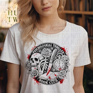 Psychological Thriller Shirt | Book Lover Gift | Spooky Season Aesthetic