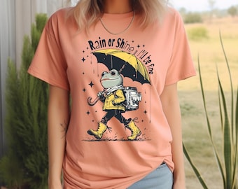 Retro Frog Shirt | Rain or Shine, Positive Unisex Tee