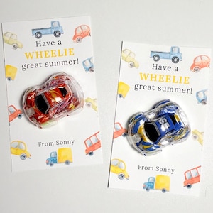 Pull Back Racing Car Favor | Non-Candy Kids Summer Ready to Gift