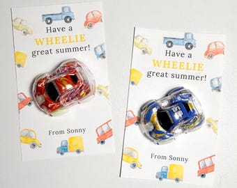 Pull Back Racing Car Favor | Non-Candy Kids Summer Ready to Gift