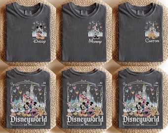 Custom Disneyworld Shirt, Disneyland Family Trip Tee, Disneyland All Character Tee, Mickey And Friends Shirt, 70th Disneyland Magical Year