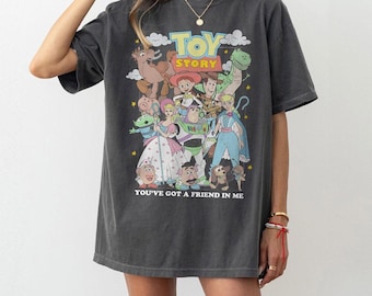 Retro Comfort Colors You've Got A Friend In Me Toy Story Shirt, Toy Story Shirt, Disneyland Pixar Shirt, Woody Buzz Toy Story Party