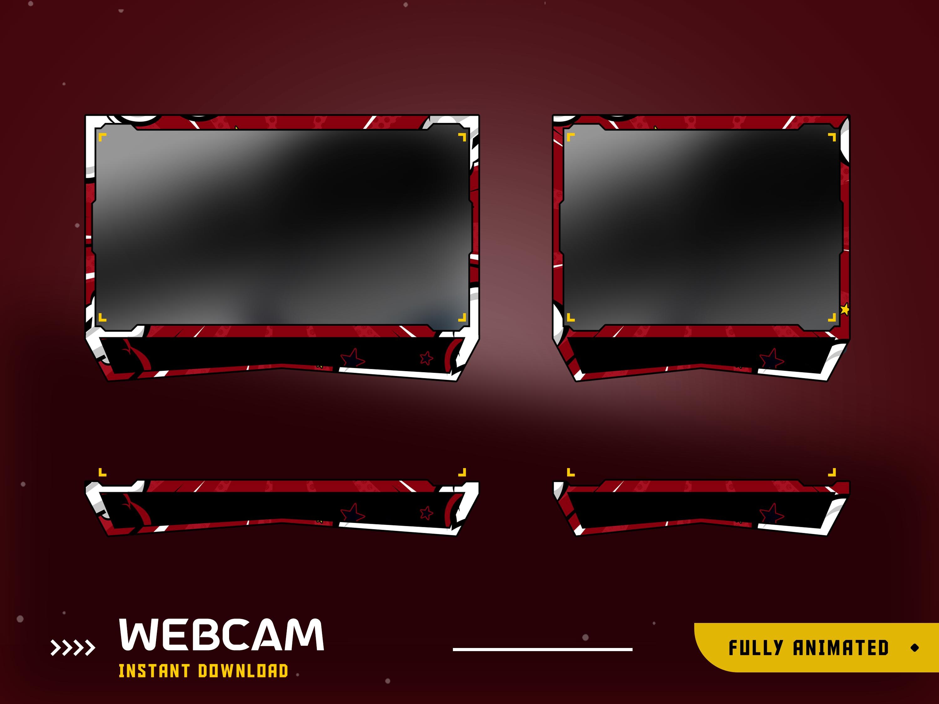 Funimate Overlay Comic Pop Animated Stream Overlay Package, Pop Art Stream Overlay, Boom ...