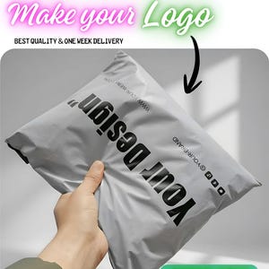 fraktpåse | Anpassade plastutskick – Fraktpåsar med märke för klädmärken (leverans inom 5 dagar)