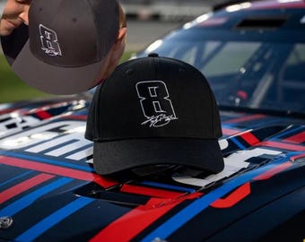 Kyle Busch Embroidery Premium Baseball Hat, 1985-2026, Be Rowdy, Racing Fan Hat