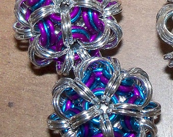 Made-to-Order 1-inch diameter Chainmaille Ball - Choose Your Colors