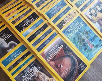 1990-1999 Vintage National Geographic Magazines. Your Choice. Good Condition, by the issue.