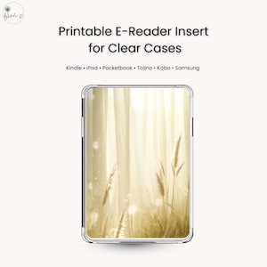 Minimalistische e-reader inleghoes (PDF) – Transparante hoes in verschillende maten | voor Kindle, Kobo, Tolino en iPad