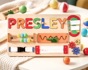 Rompecabezas personalizado hecho a mano con nombre, juguete de madera para bebé, regalo personalizado para el primer cumpleaños de niños, regalos de Navidad para bebés, regalo único para recién nacidos.
