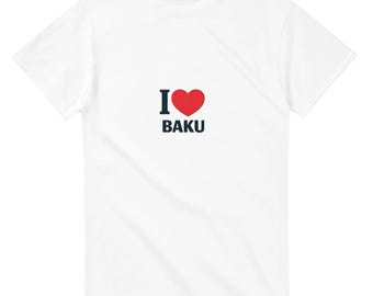 私はバクー アゼルバイジャン T シャツ、バクー T シャツ、シャツ、バクー市、バクーのスカイライン、バクーのお土産、アゼルバイジャン旅行、バクーのストリートウェアが大好きです。