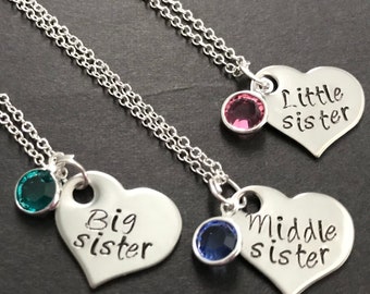 3 Best Friend Necklace -3 Sisters Necklace,Bridesmaid Jewelry , Sister Necklace Set,Three Best Friends Christmas Gift,Puzzle Heart Necklaces