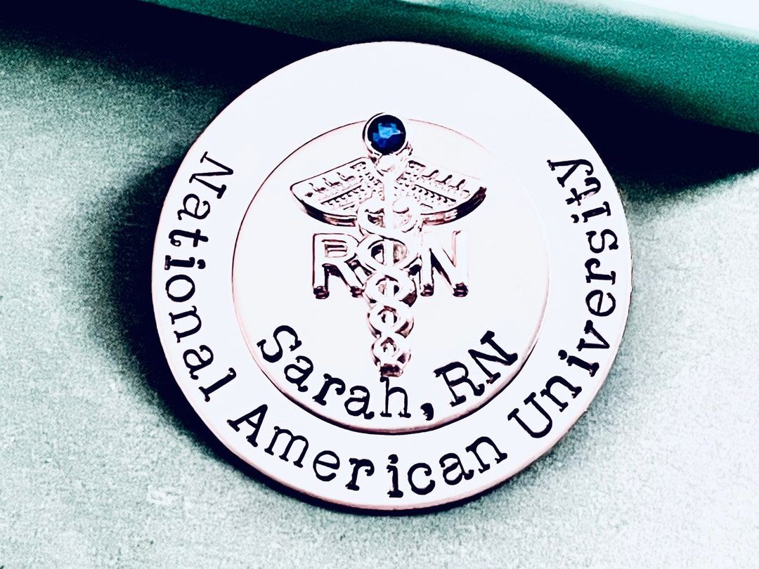 Personalized Nursing Pin for Pinning Ceremony Gifts for Nurses RN Pin
