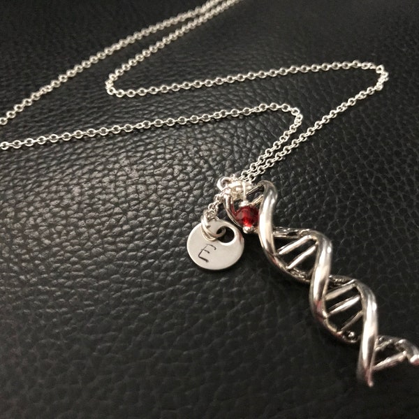Dna Necklace Etsy