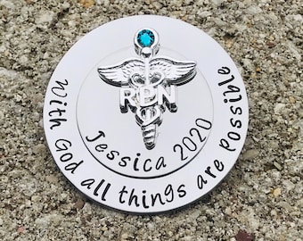 Personalized RPN Pin: Stainless Steel Nurse Pinning Ceremony Gift