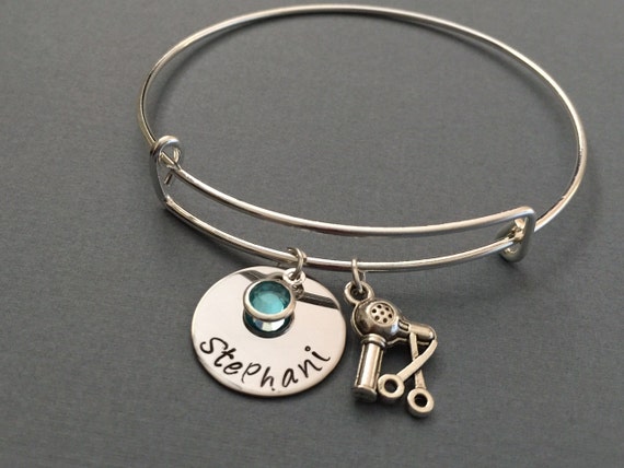 Hair Stylist Bracelet Personalized Bracelet Hair Stylist Etsy