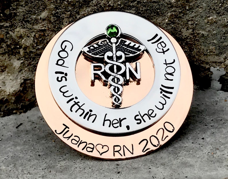 RN Nursing Pin For Pinning Ceremony RN Pins Gift For Nurse Etsy