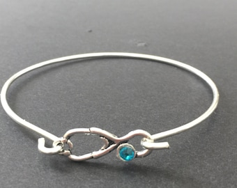 Stethoscope Bracelet,Doctor Gift,Medical Gift,Stethoscope Bracelet With Choice Of Birthstone,RN Charm,Nurse Jewelry,Gift For Nurse Or Doctor