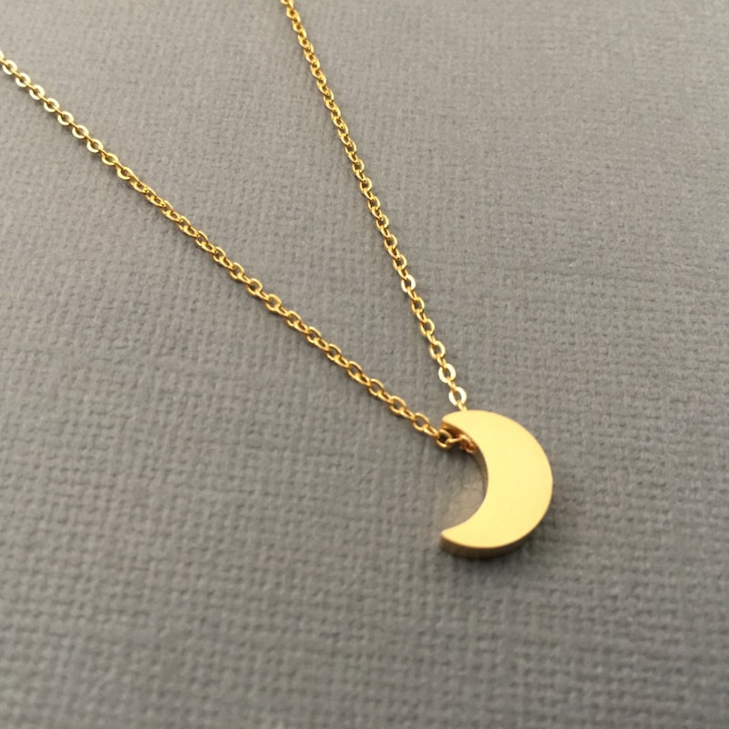 Necklace, Moon Long Necklace