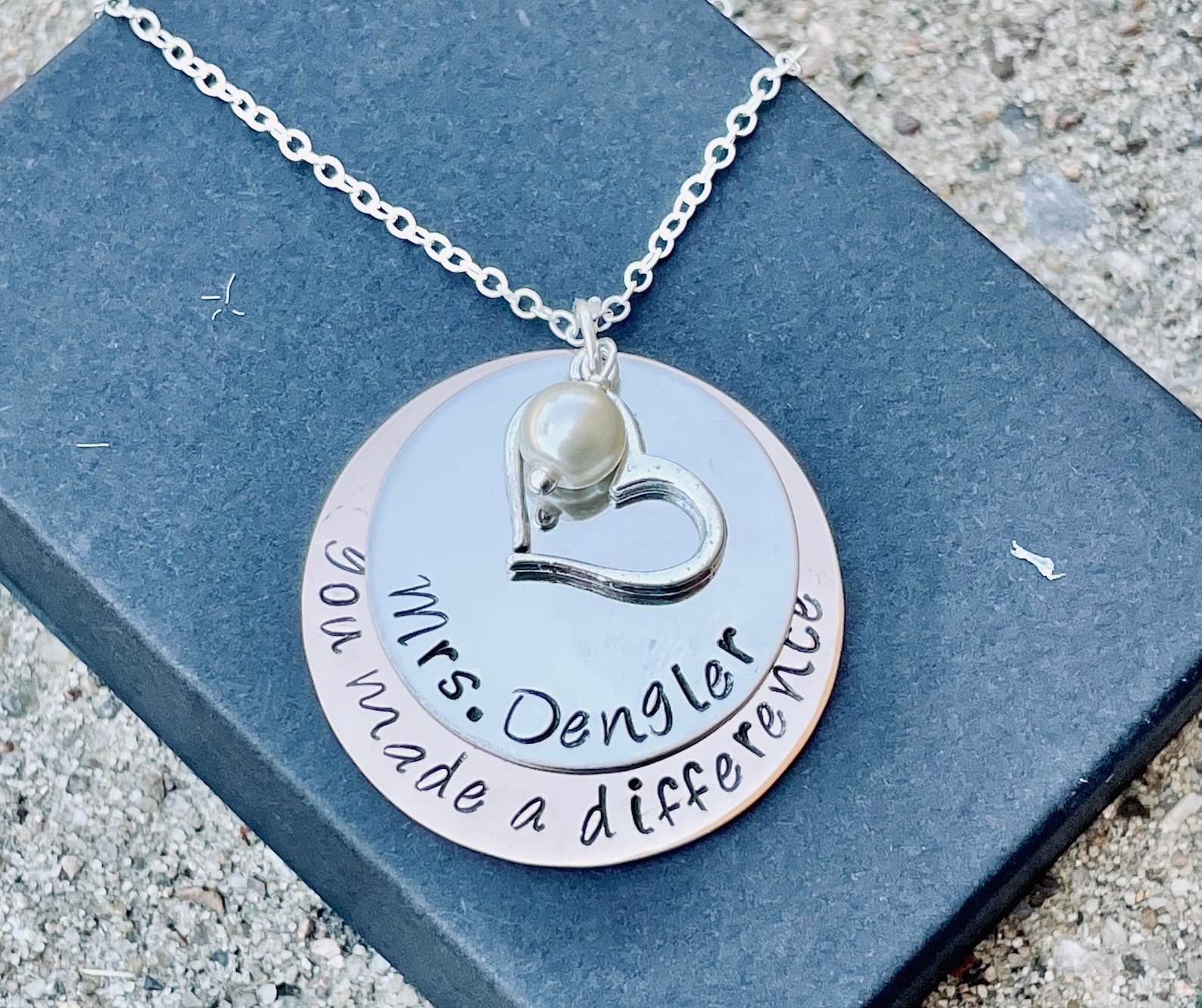 Personalizedteacher's Jewelry Teacher Appreciation Gift Etsy