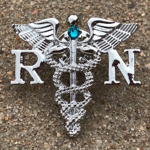 Hand Stamped RN LPN Nursing Pinnurse Graduation Giftnurse - Etsy