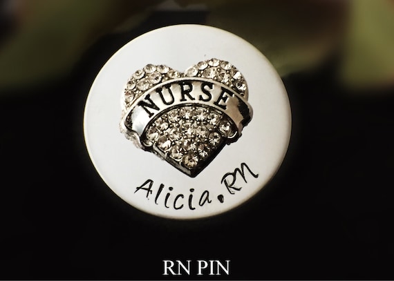 Hand Stamped Stainless Steel Pin for RN Nursing Student /PIN LPN/ Nurses Hand Stamped Stainless Steel Pin for RN Nursing Student /PIN LPN/ Nurses