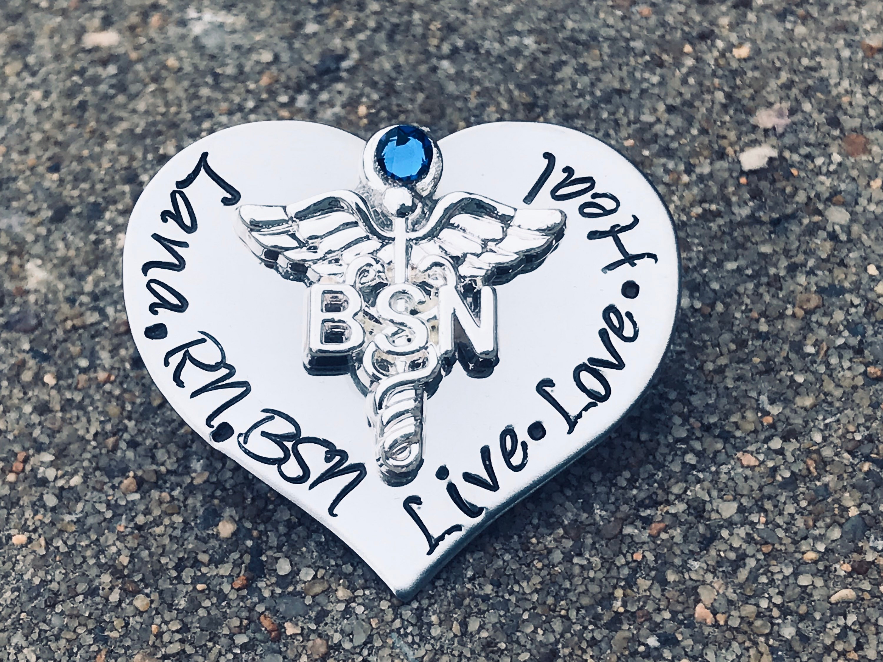 RN Nurse Pinpersonalized BSN Pin Nurses Pin RN Pin Etsy Canada