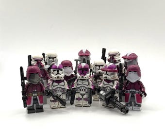 Conjunto de soldados clon personalizados del 21.º Cuerpo Nova - Comandante Bacara