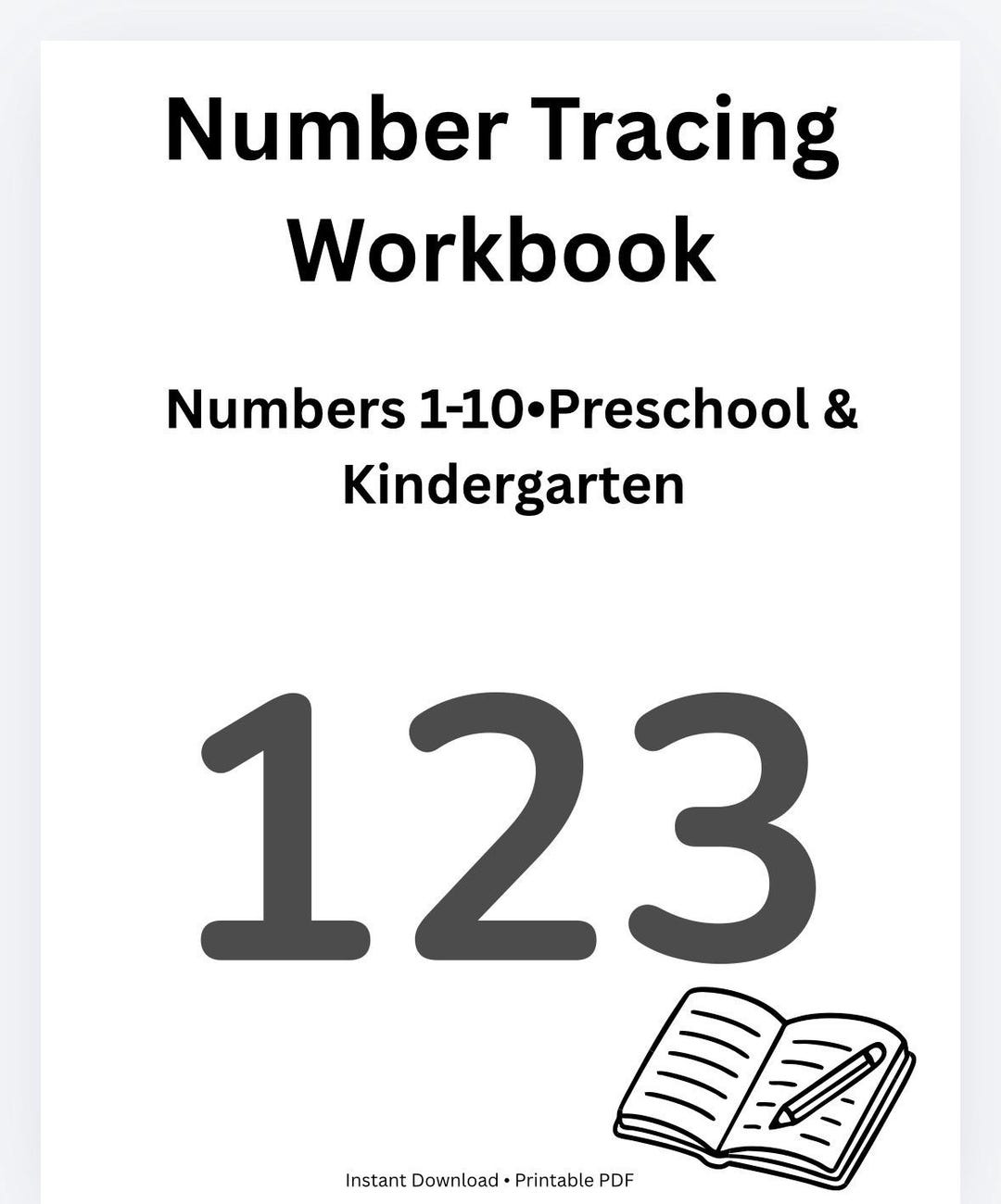 Number Tracing Worksheets 1–20 Printable | Preschool & Kindergarten ...