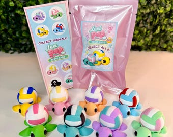 Volleyball Turtle | Blind Bag or Pick your Color | Team Gift, Collectible