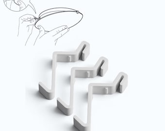 3 clip di fissaggio per plafoniere IKEA Lock, Hyby, Rinna