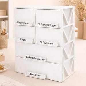 Modularer Stand-Organizer aus PLA – Erweiterbares Stecksystem mit Schubfächern | Basis-Set & Einzelmodule