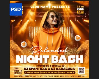 Club Flyer / Event Poster – Photoshop PSD Template