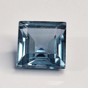 Light Blue Color Sapphire Asscher Shape 4-6 Carat Natural Loose Certified Gemstone For Jewelry Making TQ928