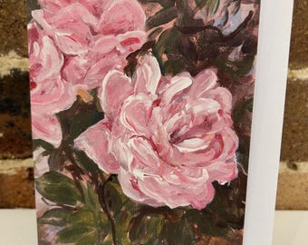 Whispers of Romance Floral Gift Cards – 5x Blank Cards with Envelopes