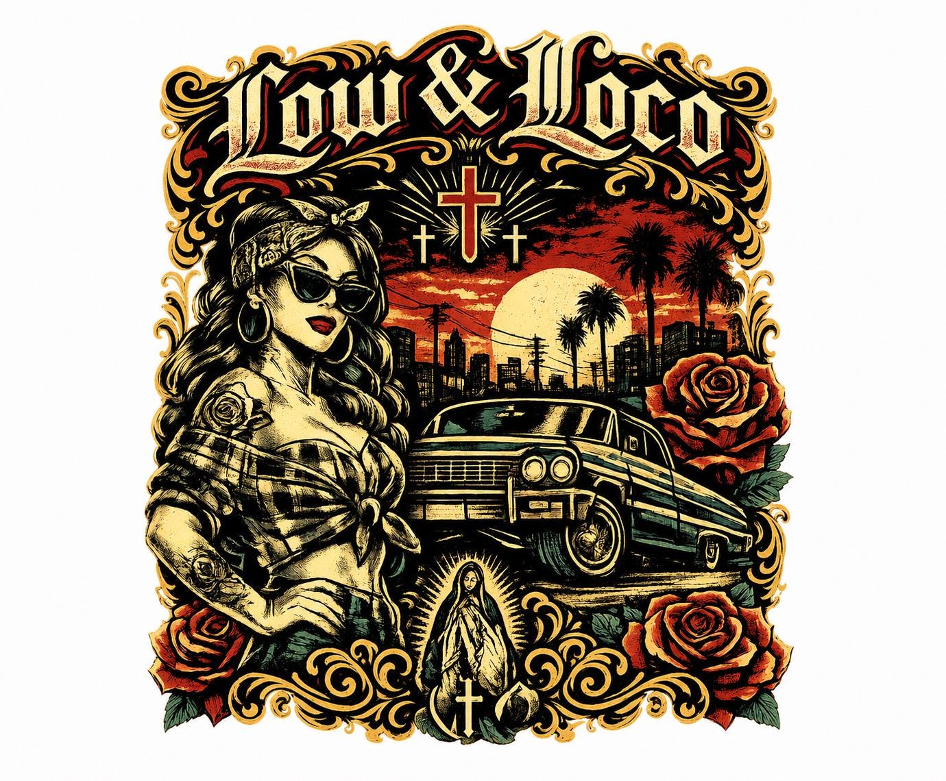 Low rider chicanos - Etsy 日本