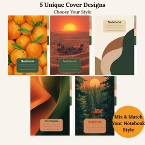 Hyperlinked Cornell Notebook | 20 Layouts, 4 Colors (Digital Download) image 5