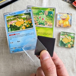 DIY Square Acrylic Magnet Kit - 3x3cm (1.2×1.2") for TCG (Pack options)