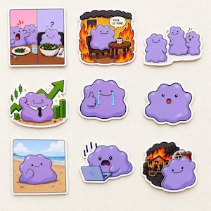 Ditto Meme Die Cut Vinyl Sticker