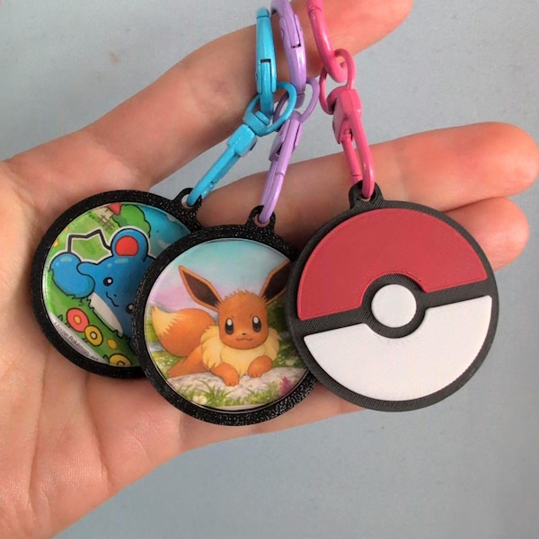 DIY Pocket Ball Keychain Kit for Trading Cards - Custom TCG Card Display Frame