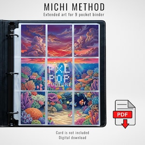 Wailord #162 Extended Art 9-ficks pärm - Michi Method Ready - 20 x 28 cm (digital nedladdning)