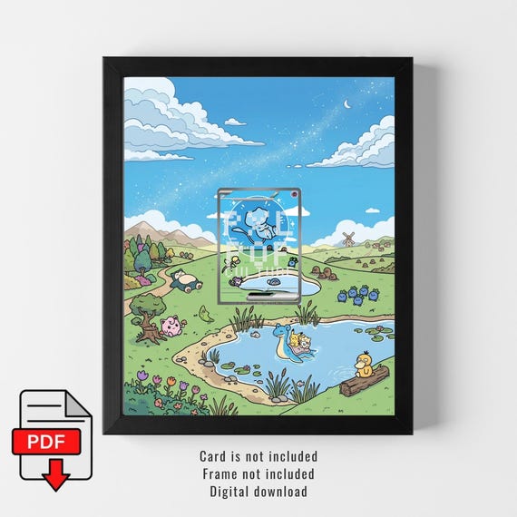 Bubble Mew Ex #232 Extended Art Print - 8x10 Inch Wall Art