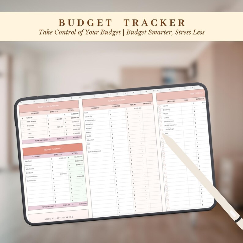 Monthly Budget Spreadsheet Google Sheets Budget Planner Excel Template ...