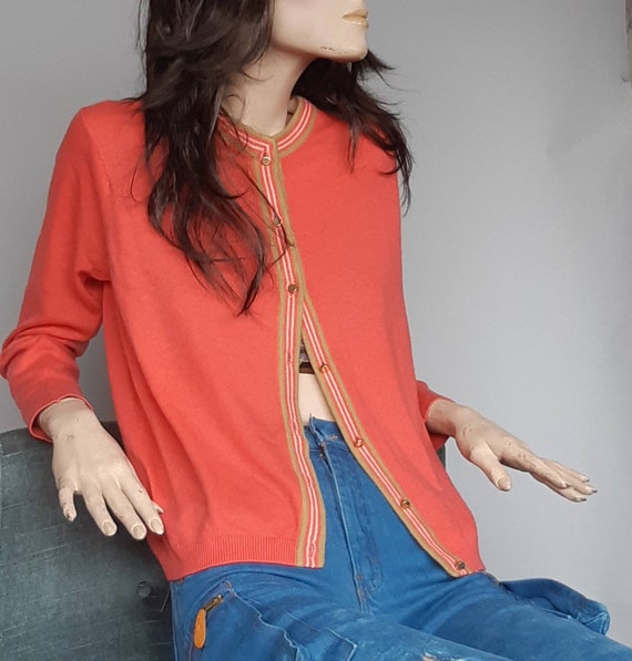 Cashmere cardigan sweater size medium