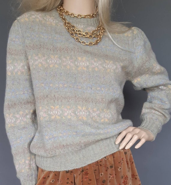 Pastel Wool Knit Sweater