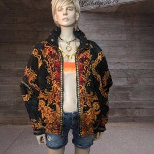 oversized bomber jacket 80s