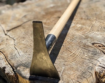 Strawberry Precision Hoe, Hand Forged Double Headed Long Handled Tool