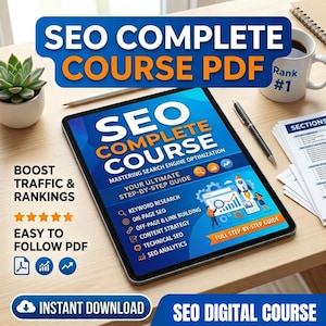 The Ultimate SEO Mastery Course 2026 | Beginner to Pro Search Engine Optimization Guide | Digital Marketing Strategy PDF | Website Traffic