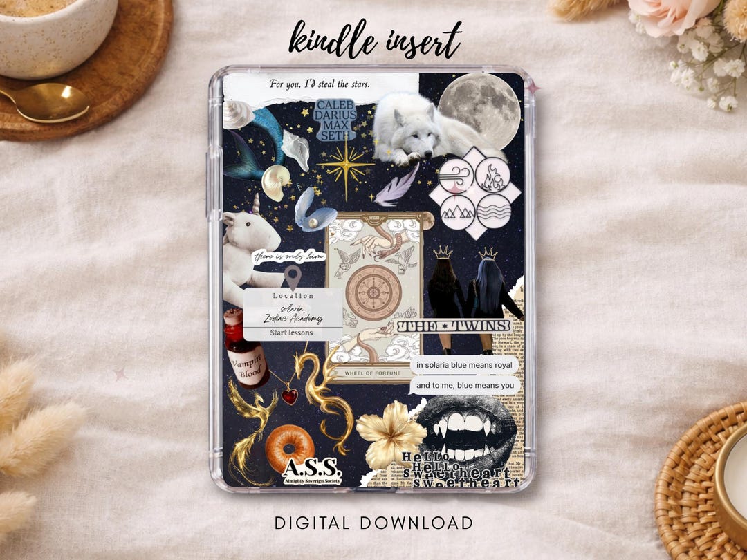 Zodiac Academy | Kindle Printable Insert | Digital Download - Etsy