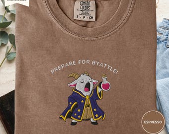 Prepare for Byattle Embroidered Shirt, Dungeon Crawler Carl Tee, Prepotente DCC Merch, Comfort Colors 1717, LitRPG Fan Gift