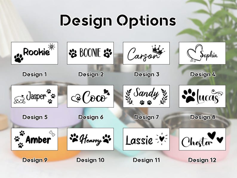 Personalized Insulated Stainless Steel Pet Bowl – Custom Name Dog Cat Feeder image 12